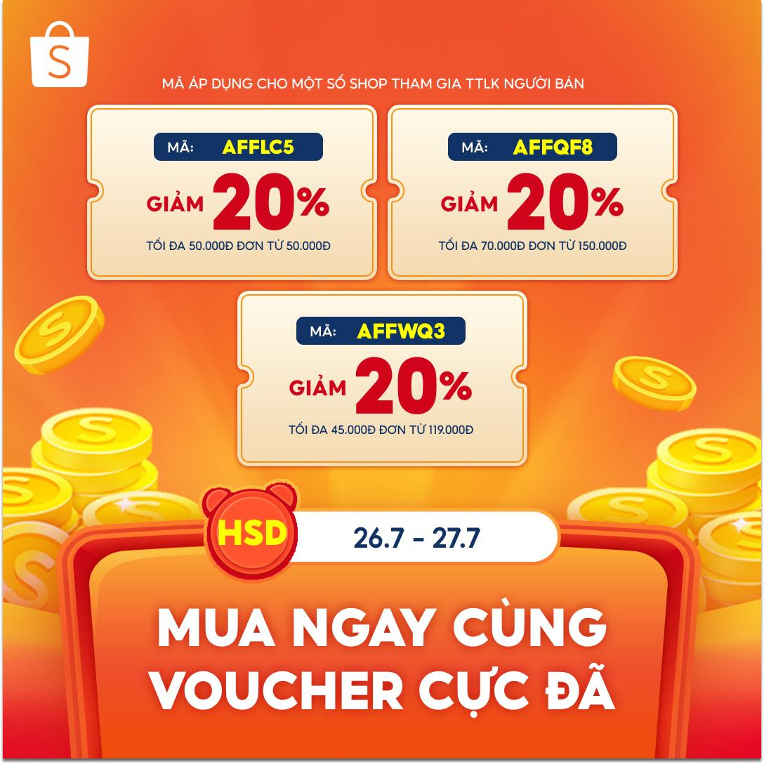 Voucher Cuối Tháng 7 Cực Khủng – Mã Giảm Giá Shopee Mới Nhất Hôm Nay